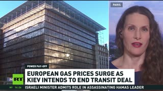 European gas prices soar amid anticipated imports shutdown via Ukraine