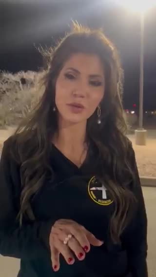 Homeland Security Secretary Kristi Noem is at the southern border,