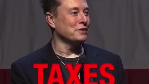 Elon Musk: "Let the people keep a lot more of their hard earned money