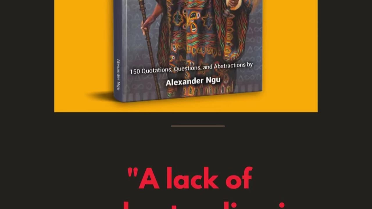 A Lack of Understanding is not indicative of a Lack of Truth - Alexander Ngu