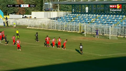 Brera v Bashkimi penalty