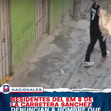 VIDEO: Hombre con arma en el Barrio