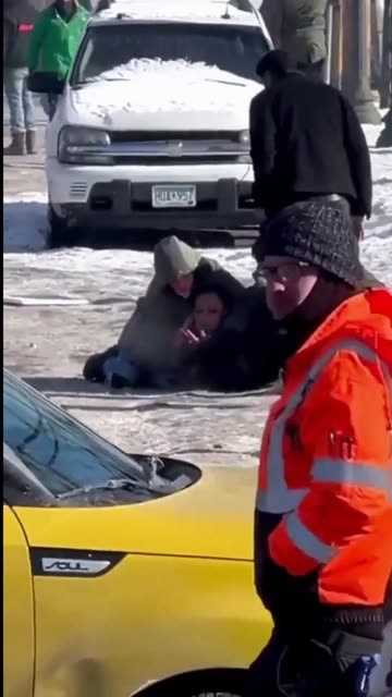 Grown children playing make believe