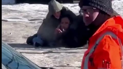 Grown children playing make believe