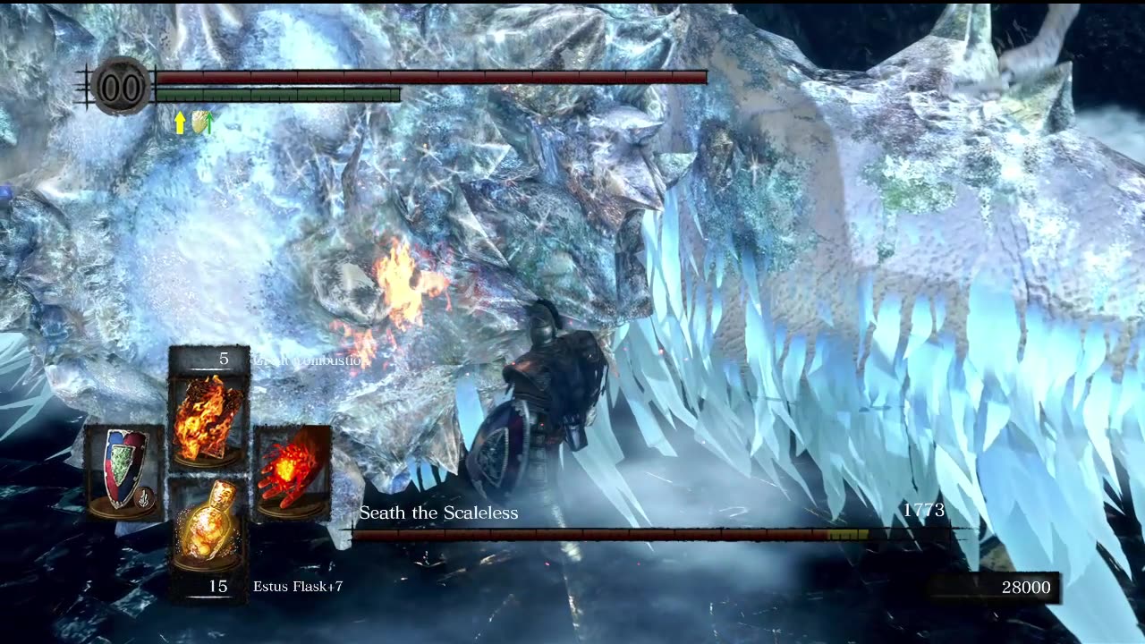 Dark Souls Remastered | Seath the Scaleless solo on NG+1