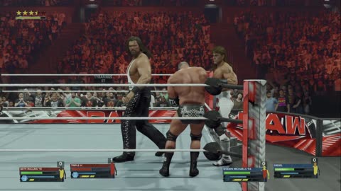 Triple H and Seth Rollins VS Shawn Michaels and Diesel S 1 E 234