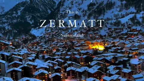 This is Zermatt, the car free village & is one of the most incredible places to visit in Switzerland