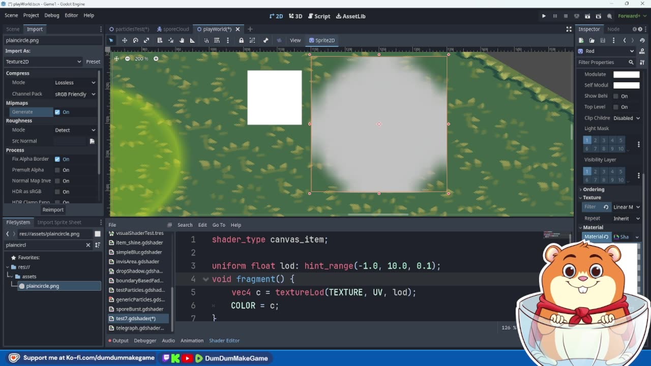 Dev Stream: Dev Stream: Experimenting with Canvas Groups and Sprite Outline Generation!!