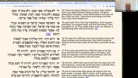 Parasha Kiy Thavo: Deuteronomy 26:1-29:8