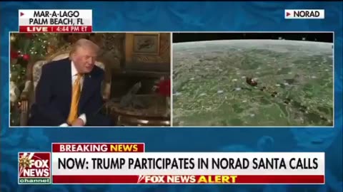 President Donald Trump Gives Hilarious Response To Question About NORAD Santa Tracking
