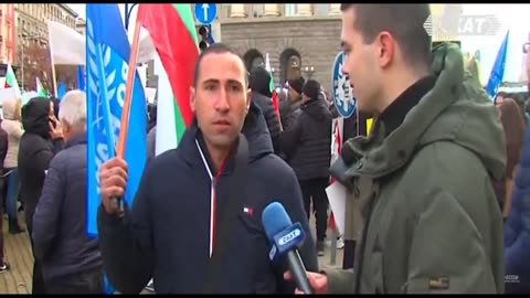 Симпатизант на Пеевски на протеста на 11.11.2024 - Избори 2024 били честни
