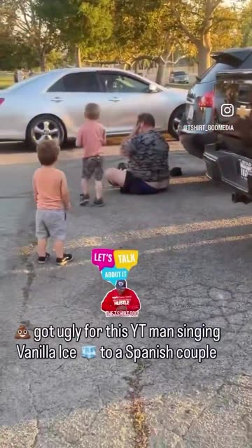 Illegal immigrant assaults man in front of his children for singing "Ice Ice Baby" in Los Angeles