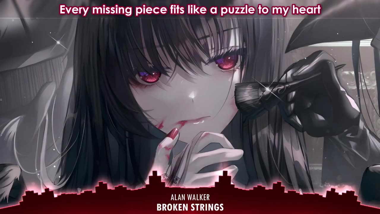 Nightcore - Broken Strings (Alan Walker) - Lyrics