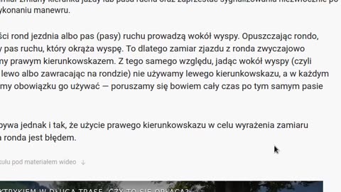 "Znaki poziome wyznaczają kierunek na rondzie" - Rondo Waszyngtona Warszawa - Impresje Inżynierów