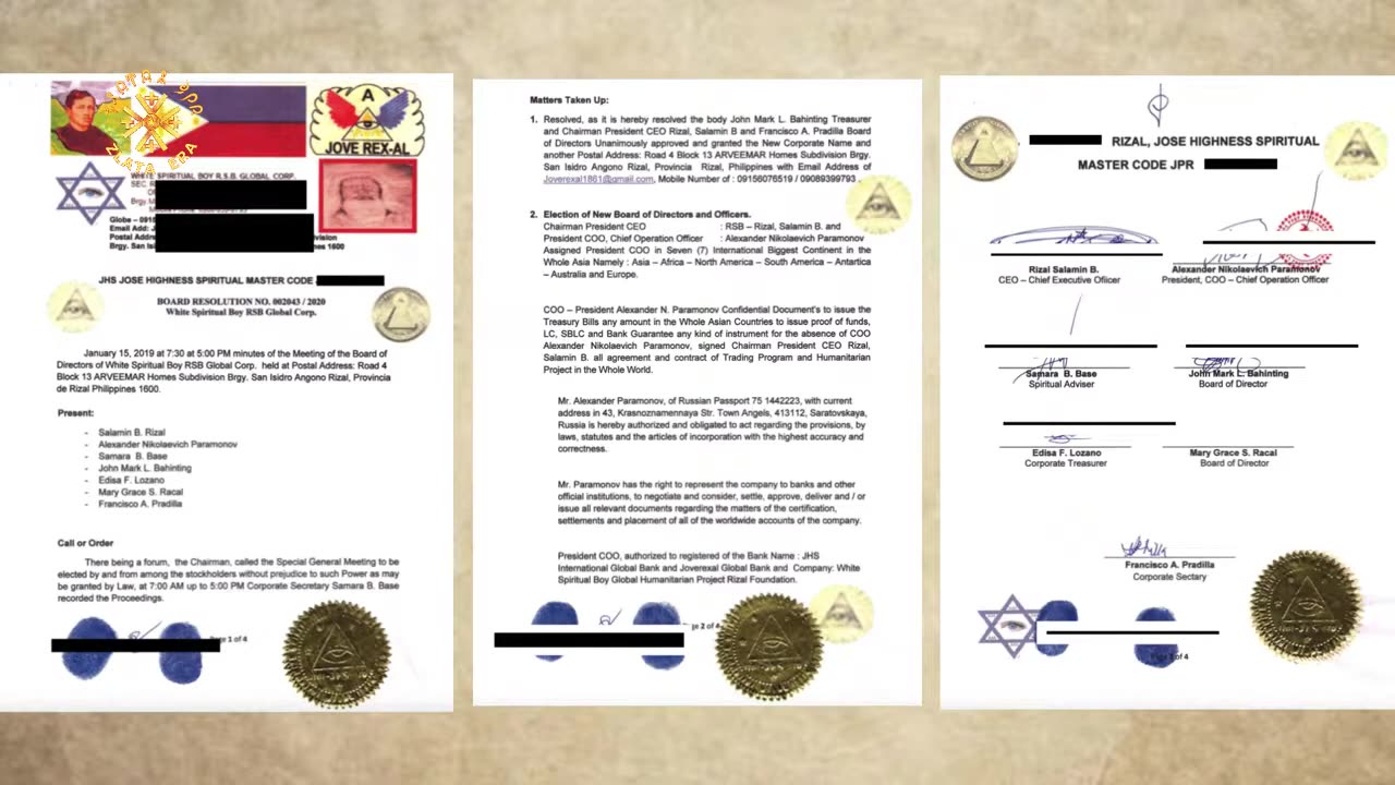 The World Bank is empty. The Committee of 300 is empty.