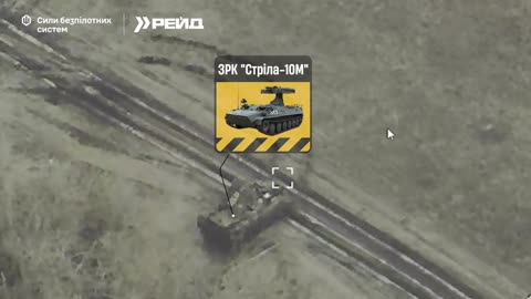 Ukrainian Drone Squares Up and Slams into Russian SAM Complex