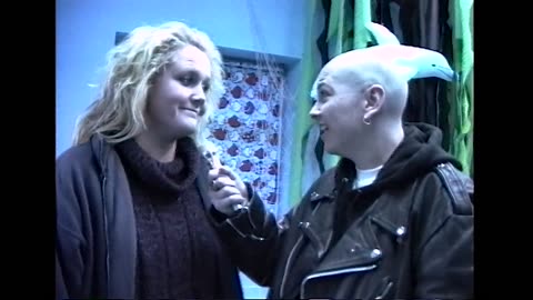 Huffty rehearses her first OB The Word in the Big Breakfast house