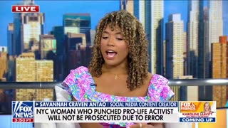 NYC's justice system strikes again! Pro-life activist Savannah Craven Antao was brutally attacked
