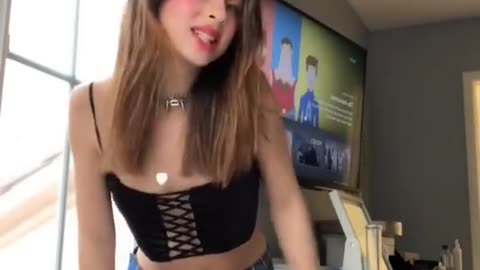 Hot girl crazy dance