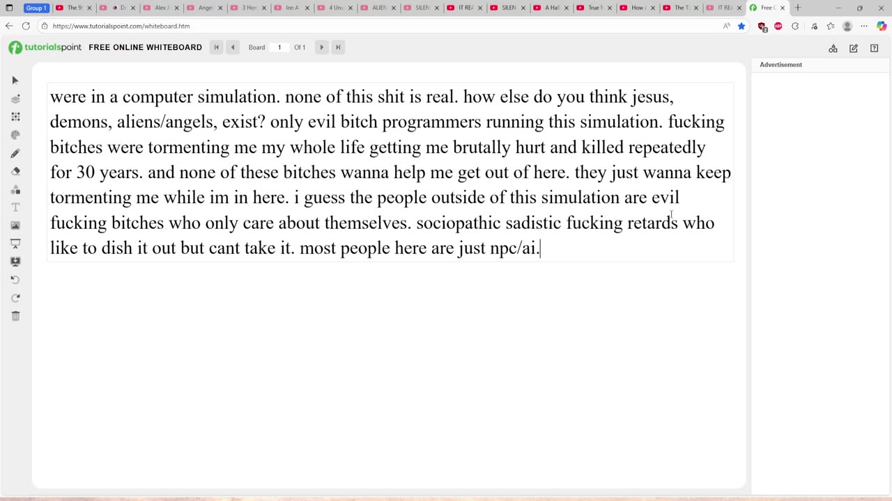 evil bitch programmers running this simulation!