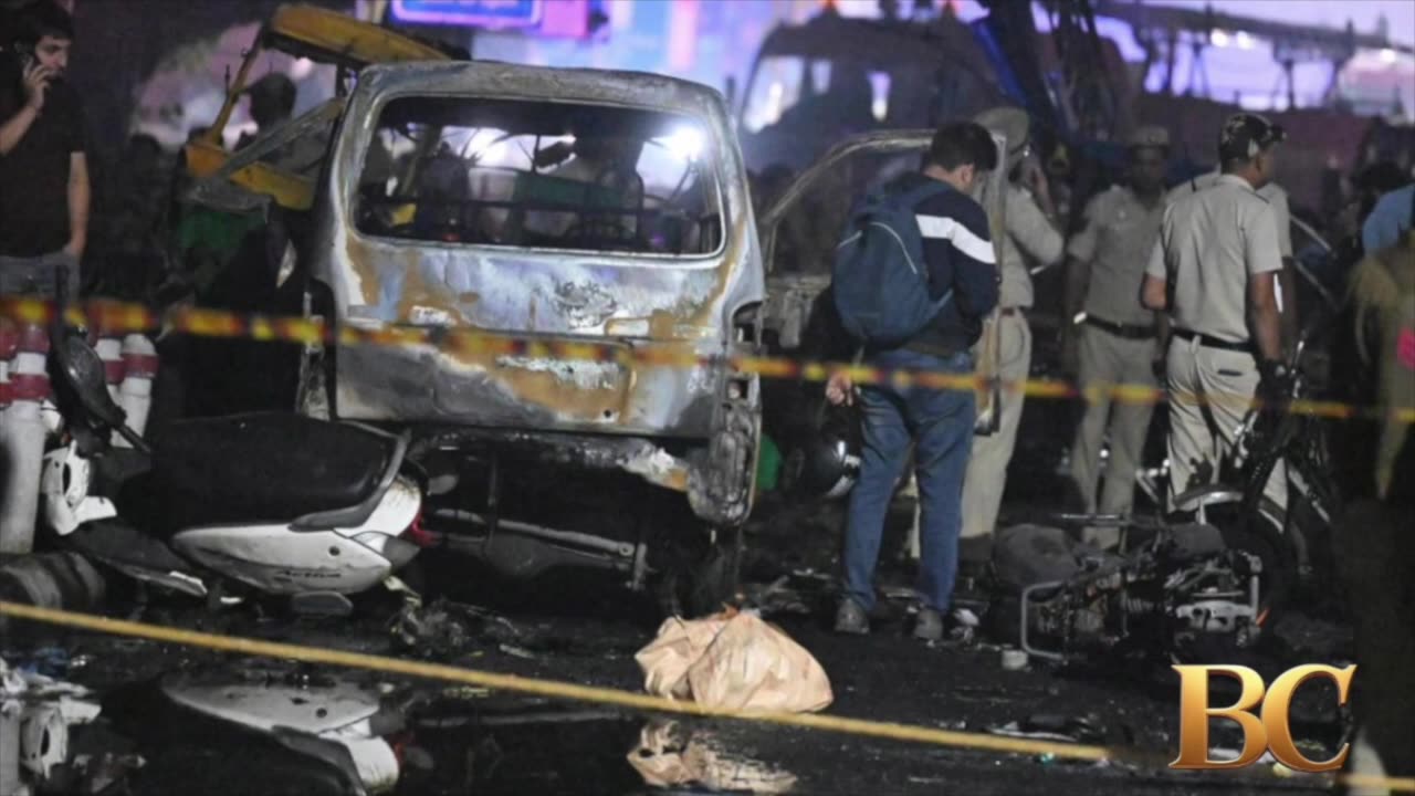India rattled after car explosion in Delhi kills at least 8 people