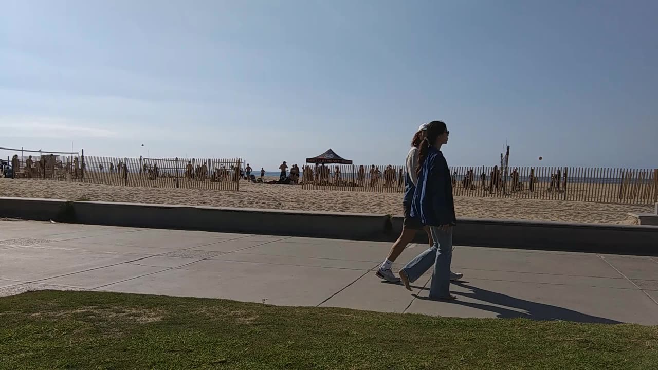 The Captain's View. Ocean Park Beach, Santa Monica, California.