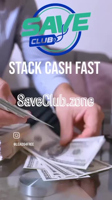 STACK CASH FAST with Save Club!