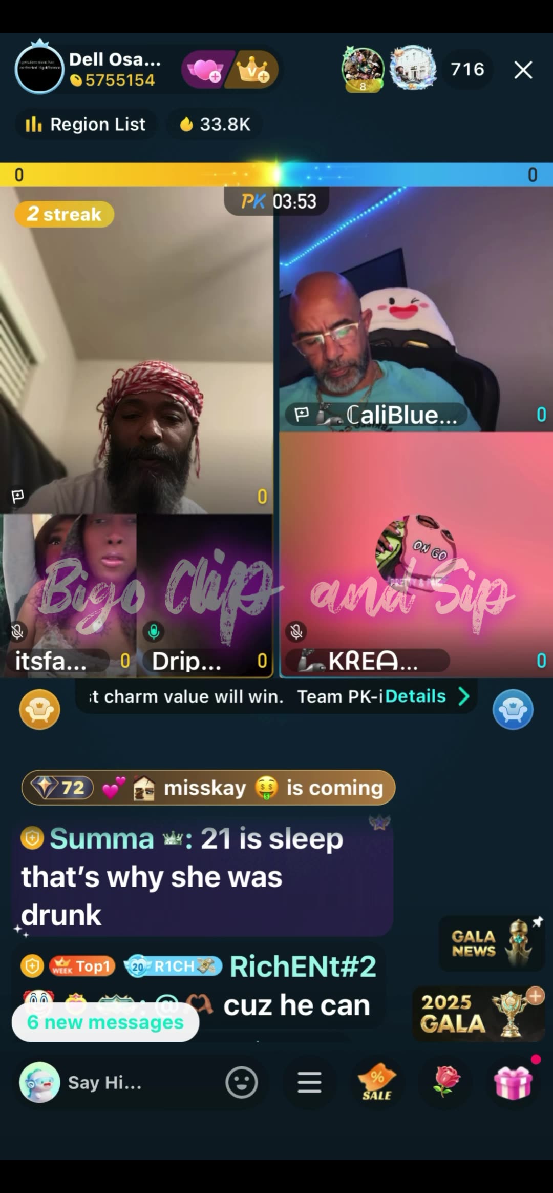 Dell Cali Blue Fame Kream ft Drip pulling up on 21 #bigoclipandsip