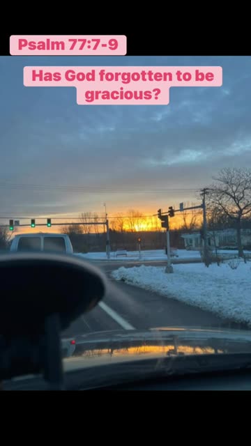 Psalm 77 God is gracious