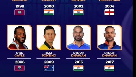 Four Indians among list of Golden Bat Winners in Champions Trophy. Predict winner in CT-25 edition.