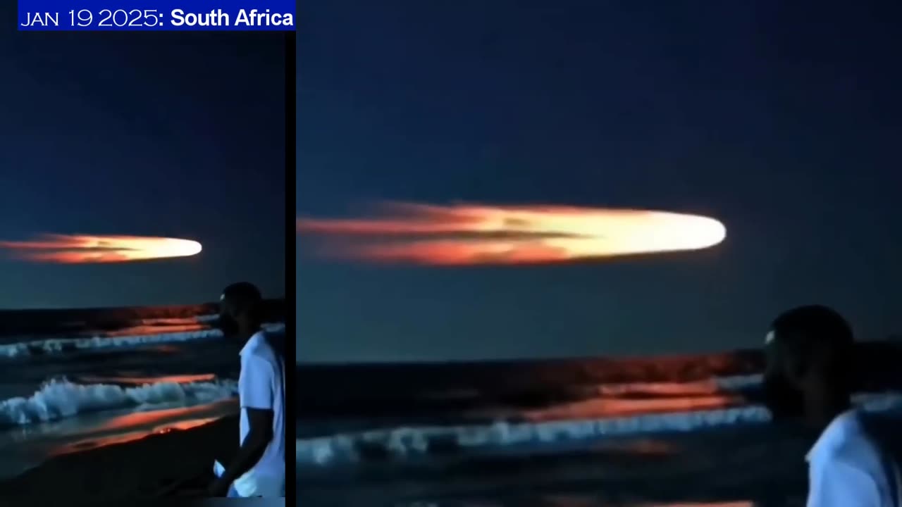 Quelque chose d'étrange est apparu en Afrique du Sud ! Des dizaines d'OVNI ont été aperçus à Prague