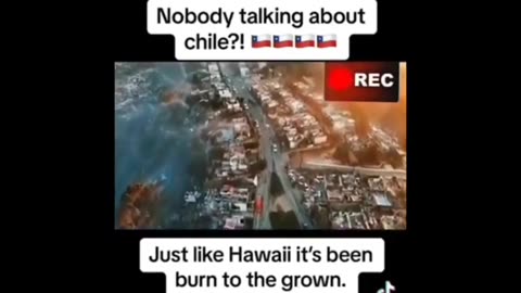 Chile burnt to the ground, looks like DEW