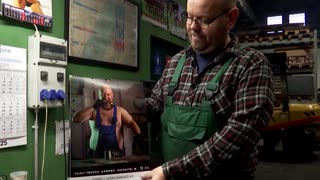 Hungarian steelworkers strip down for annual charity calendar