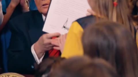 President Trump Signs EO to Ban Trans from Participating Women's Sports. (CC)