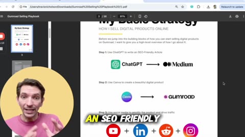 Easy Strategy for Selling PDFs on Gumroad Live