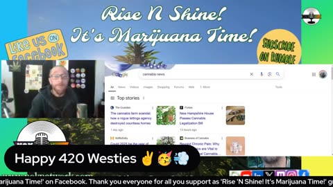 Rise ‘N Shine! It's Marijuana Time! Wake ‘N Bake Show - Ep 110 February 21, 2025