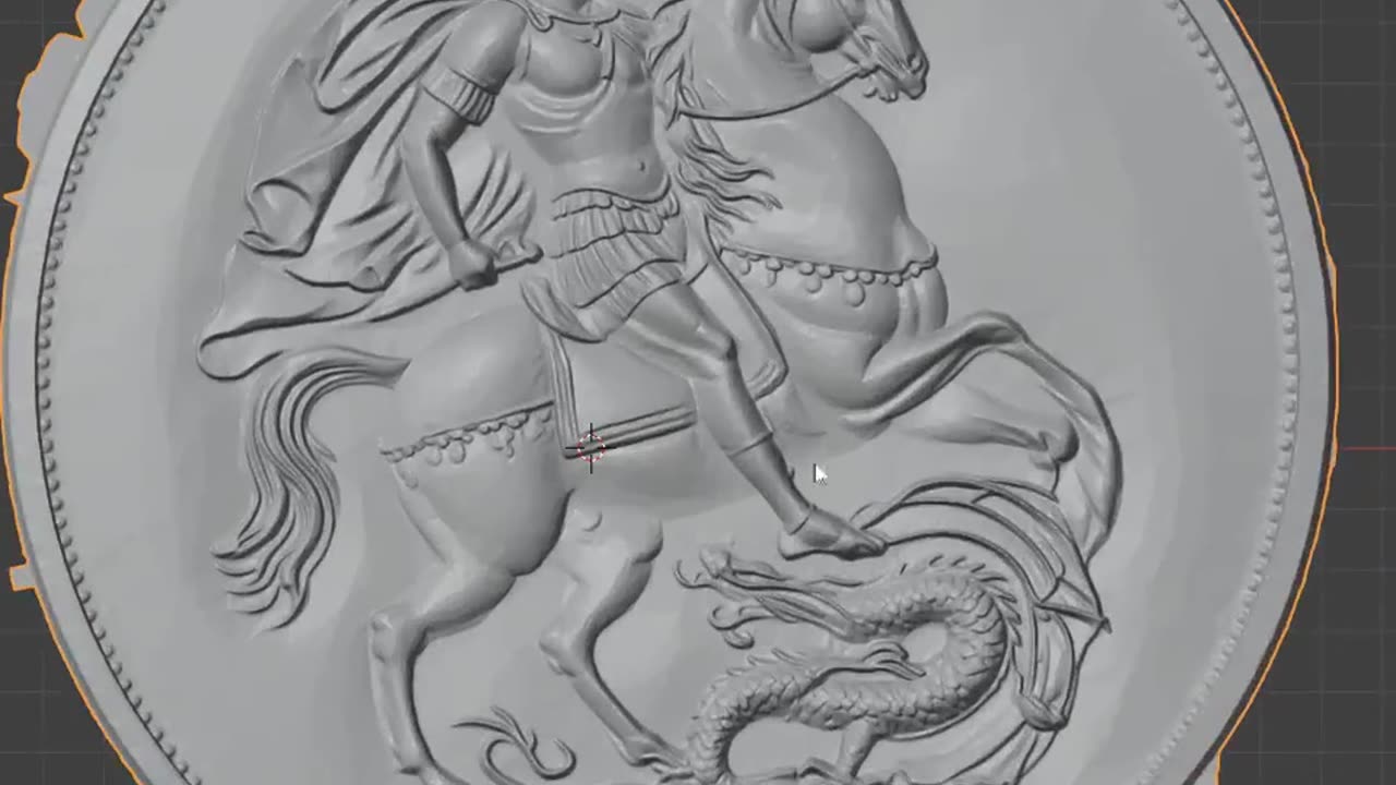 “Aleksandar the Great 3D – Epic Battle with Dragon | Blender Model”