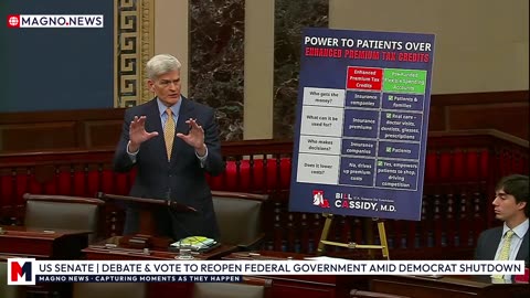 🇺🇸 Senate | Debate and Vote to Reopen Government after 38 Days of Democrat Shutdown [LIVE]