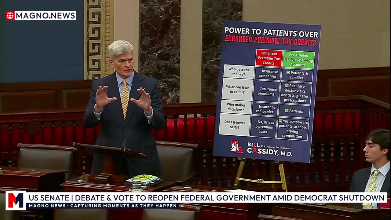 🇺🇸 Senate | Debate and Vote to Reopen Government after 38 Days of Democrat Shutdown [LIVE]