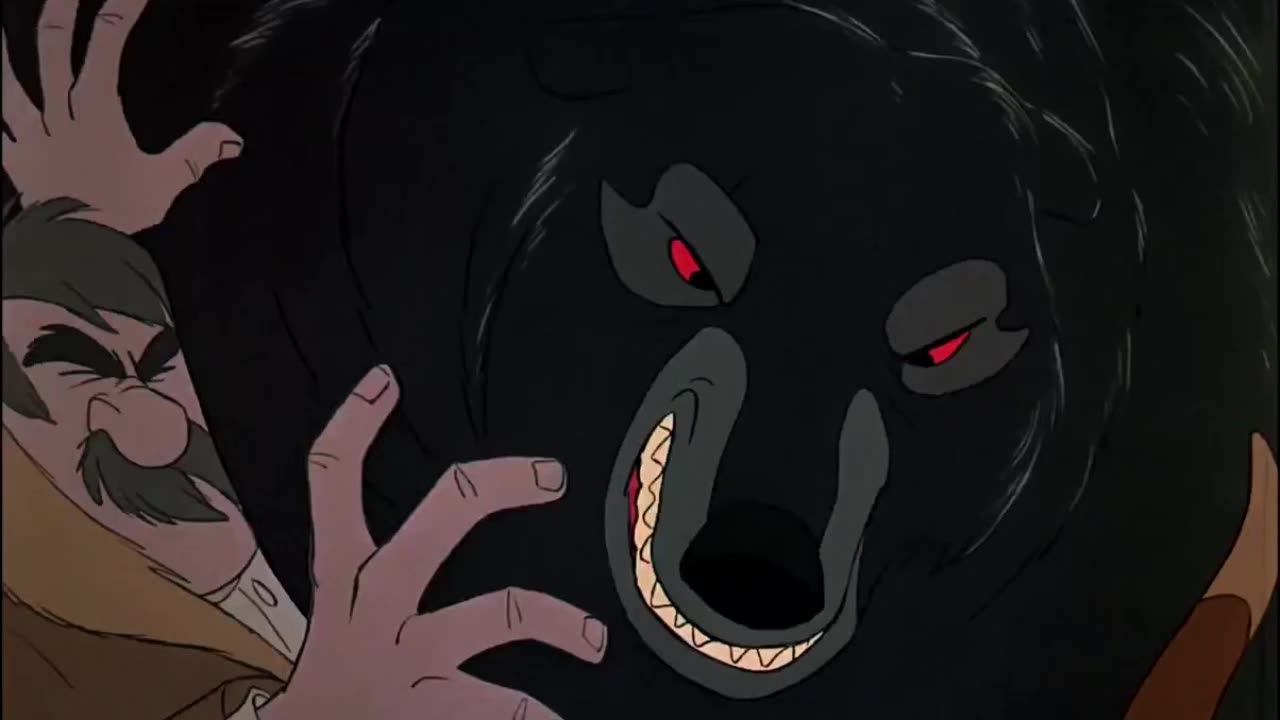 The Fox and the Hound - Bear Attack (Deleted Version)