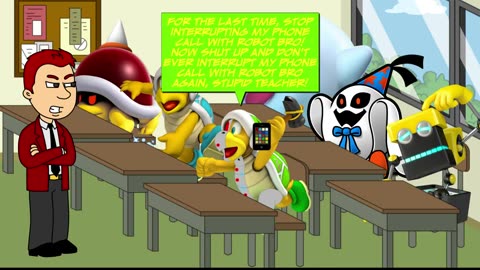 Cyborg Bro Refuses to Silence His Phone in Class/Grounded
