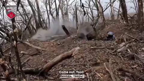 Clearing a Russian position in the Kursk direction from by Special Operations