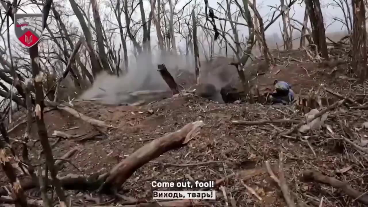 Clearing a Russian position in the Kursk direction from by Special Operations