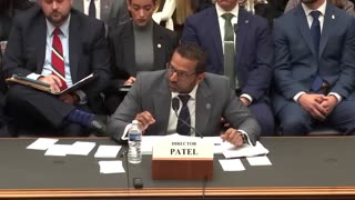 Dan Goldman questions at the congress hearing on Oversight of the Federal Bureau of Investigation