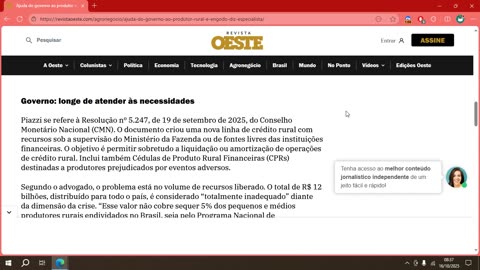 'Ajuda do governo ao produtor rural é engodo', diz especialista.mp4