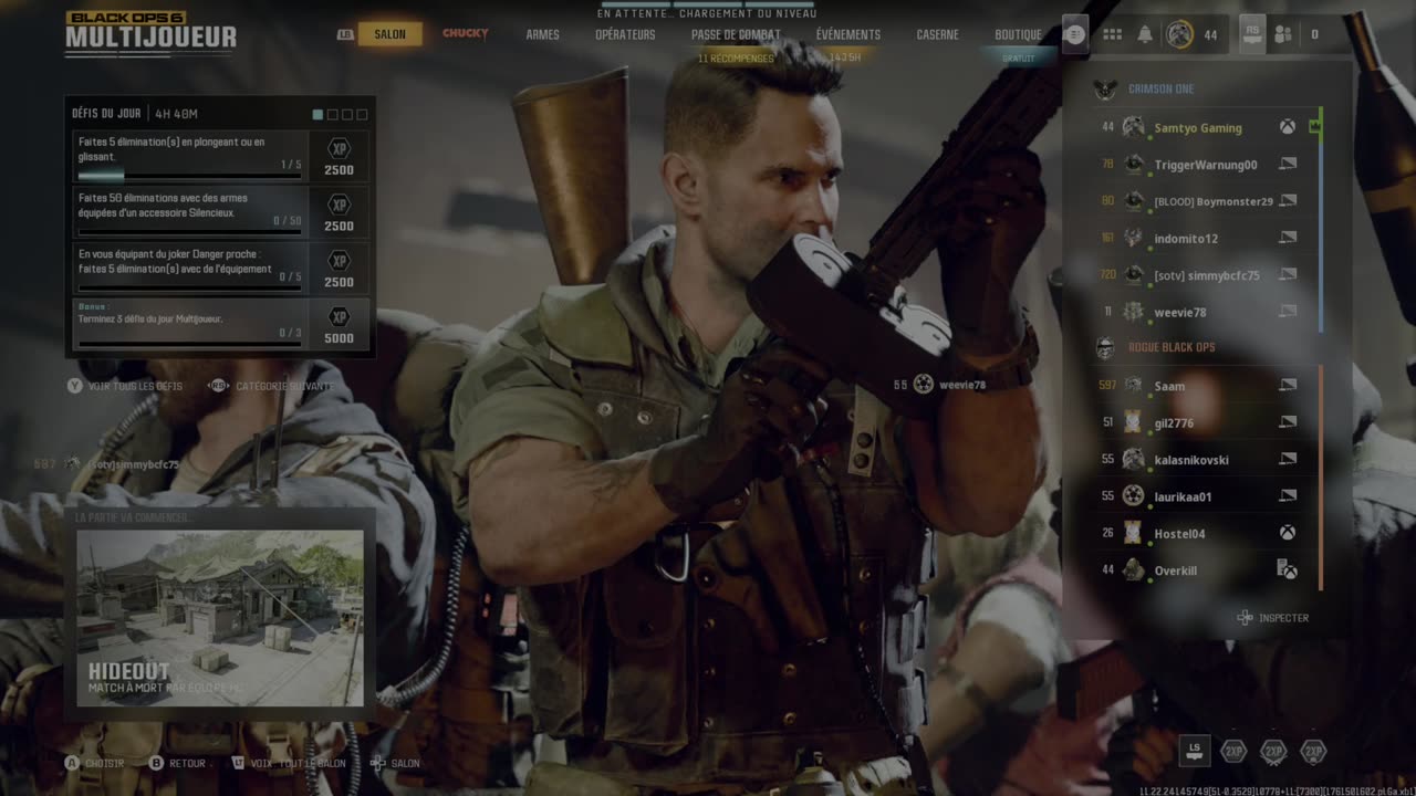 COD BO 6 MME HC Multijoueur (HIDEOUT)