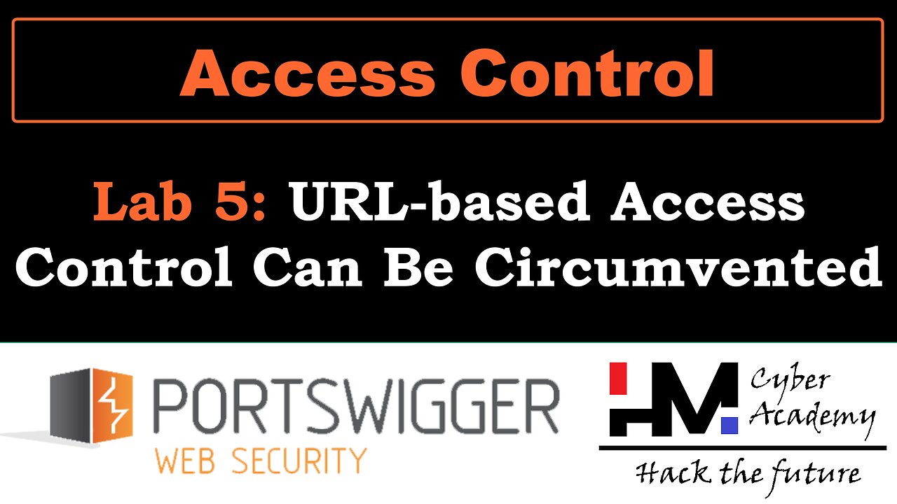 Access Control 5 | URL-based Access Control Can Be Circumvented #bugbounty #portswigger