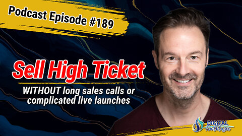 How to Sell High Ticket Offers with One Slide and a 5 Minute Pitch with Stirling Gardner