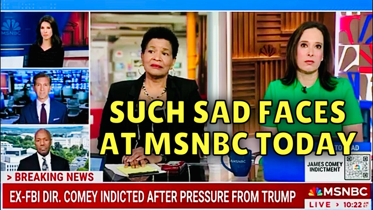 So much LYING & SADNESS at MSNBC over Comey Indictment