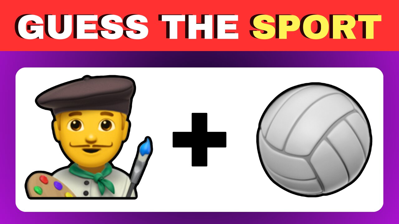 Guess the Sport by Emoji?⚽️🏈Emoji Quiz